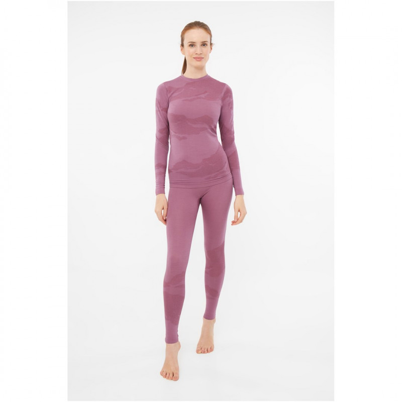 Viking Gasher Lady Set Merino Γυναικεία Εσώρουχα, Ροζ, S