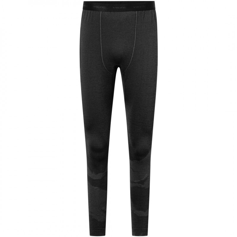 VIKING Gasher Man Set Merino ανδρικό θερμοενεργό σετ εσωρούχων, μέγεθος M, μαύρο