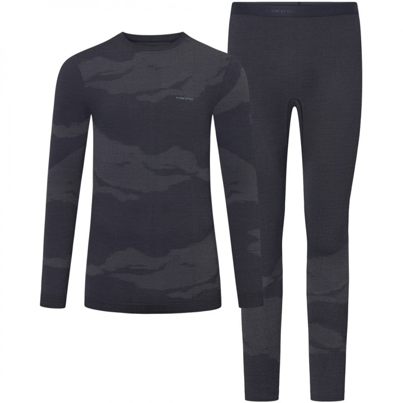 VIKING Gasher Man Set Merino ανδρικά εσώρουχα, μέγεθος XL, μπλε ναυτικό
