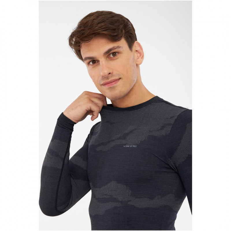 VIKING Gasher Man Set Merino ανδρικά εσώρουχα, μέγεθος M, μπλε ναυτικό