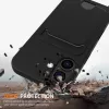 Marka Niezdefiniowana Θήκη TPU για iPhone 17 με θήκη καρτών και λουράκι crossbody, μαύρη