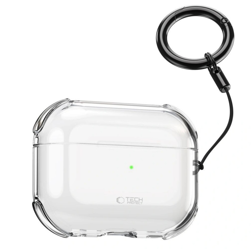 Θήκη Tech-Protect Bounce για Apple AirPods Pro 3, Διάφανη