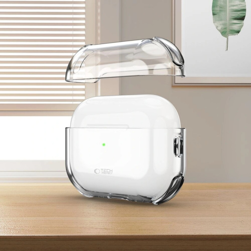 Θήκη Tech-Protect Bounce για Apple AirPods Pro 3, Διάφανη
