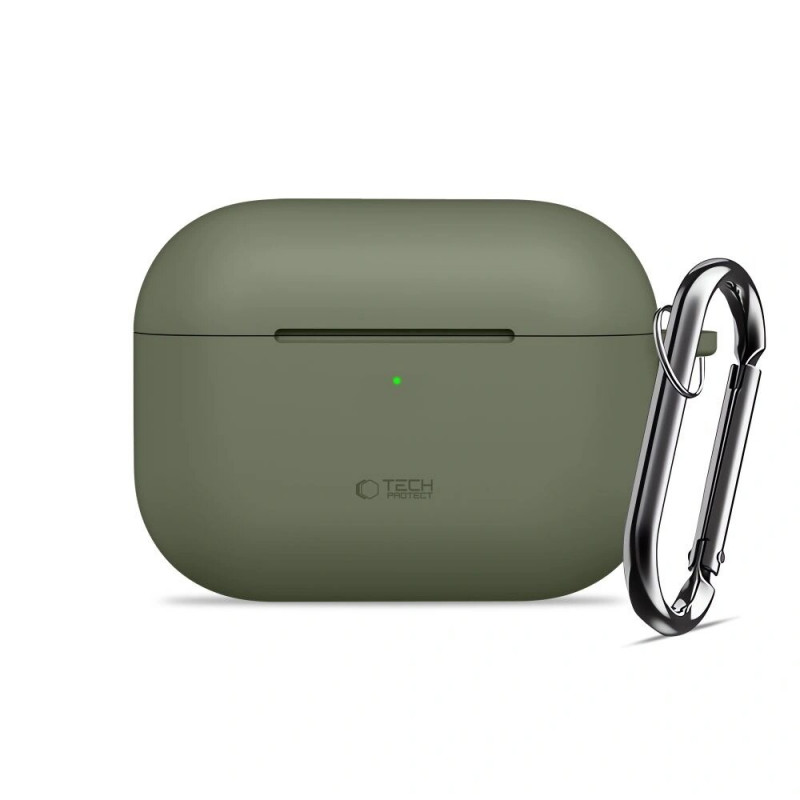 Θήκη Tech-Protect Silicone Hook για Apple AirPods Pro 3, λαδί