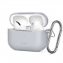 Θήκη Tech-Protect Silicone Hook για Apple AirPods Pro 3, γκρι κραγιόνι
