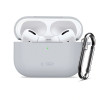 Θήκη Tech-Protect Silicone Hook για Apple AirPods Pro 3, γκρι κραγιόνι