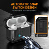 Θήκη Tech-Protect Carbonox MagSafe για Apple AirPods Pro 3, THP4731, μαύρη