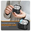 Θήκη Tech-Protect Carbonox MagSafe για Apple AirPods Pro 3, THP4731, μαύρη