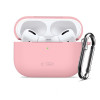 Θήκη Tech-Protect Silicone Hook από σιλικόνη για Apple AirPods Pro 3 ροζ