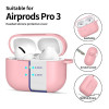 Θήκη Tech-Protect Silicone Hook από σιλικόνη για Apple AirPods Pro 3 ροζ