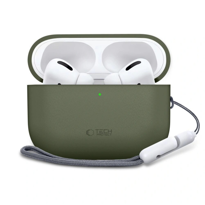 Θήκη σιλικόνης Tech-Protect για Apple AirPods Pro 3 λαδί