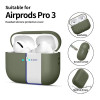 Θήκη σιλικόνης Tech-Protect για Apple AirPods Pro 3 λαδί