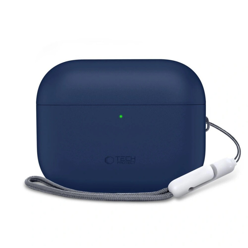 Θήκη σιλικόνης Tech-Protect για Apple AirPods Pro 3, ναυτικό μπλε