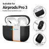 Θήκη σιλικόνης Tech-Protect για Apple AirPods Pro 3, μαύρη