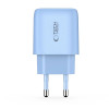 Tech-Protect NCA30 φορτιστής δικτύου USB-A, USB-C PD 30W / QC3.0 μπεμπέ μπλε