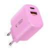 Tech-Protect NCA30 Φορτιστής Δικτύου USB-A, USB-C PD 30W / QC3.0 Ροζ