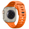 Tech-Protect Silicone Line Apple Watch 8 / 9 / 10 / 11 / 12 / SE / Ultra 44/45/46/49 mm Λουράκι, Πορτοκαλί