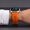 Tech-Protect Silicone Line Apple Watch 8 / 9 / 10 / 11 / 12 / SE / Ultra 44/45/46/49 mm Λουράκι, Πορτοκαλί