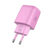 Tech-Protect NCA20 φορτιστής τοίχου USB-A / USB-C PD 20W / QC3.0, απαλό ροζ