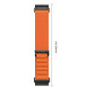 Tech-Protect Nylon Pro THP6037 λουράκι ρολογιού για Garmin Fenix 5X / 5X Plus / 6X / 6X Pro / 7X / 8 / 8 Pro / 9 / 9 Pro (51 mm), πορτοκαλί