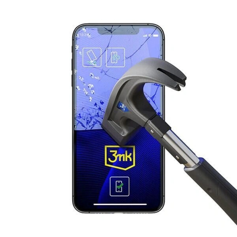 3MK FlexibleGlass υβριδικό γυαλί προστασίας οθόνης για Apple iPhone 16e / 14 / 13 / 13 Pro