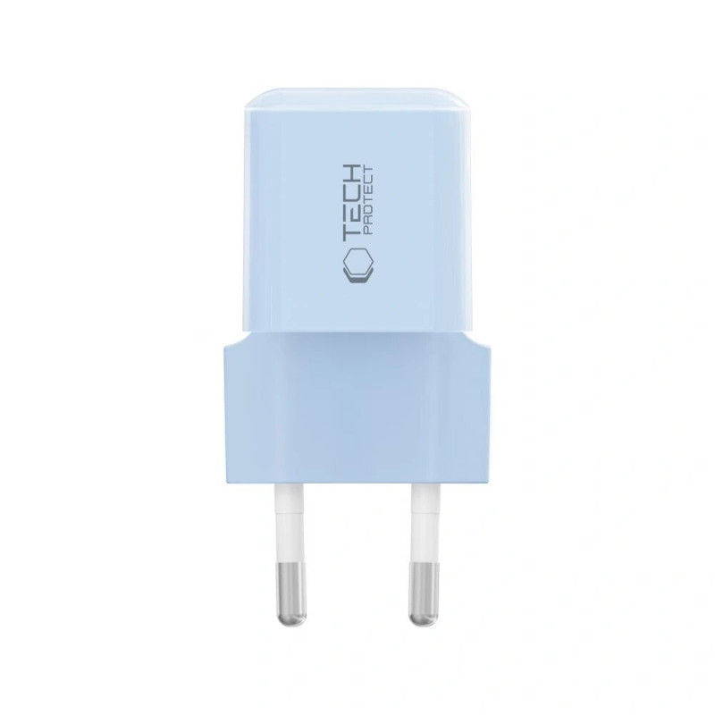 Tech-Protect NCM25 φορτιστής τοίχου USB-C PD 25W, γαλάζιο