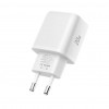 Tech-Protect NCA20 φορτιστής τοίχου USB-A / USB-C PD 20W / QC3.0 με καλώδιο USB-C / Lightning 100 cm, λευκός