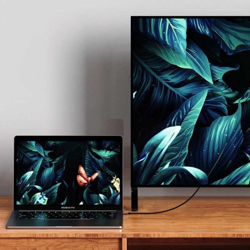 Καλώδιο Tech-Protect UltraBoost DisplayPort / HDMI 2.0, 4K 60 Hz, 200 cm, μαύρο