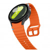 Tech-Protect Λουράκι Silicone Sport για Samsung Galaxy Watch 4/5/5 Pro/6/7/FE, Πορτοκαλί