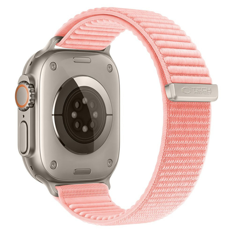 Tech-Protect NylonLoop λουράκι για Apple Watch 8 / 9 / 10 / 11 / 12 / SE (40 / 41 / 42 mm), ροζ