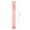 Tech-Protect NylonLoop λουράκι για Apple Watch 8 / 9 / 10 / 11 / 12 / SE (40 / 41 / 42 mm), ροζ