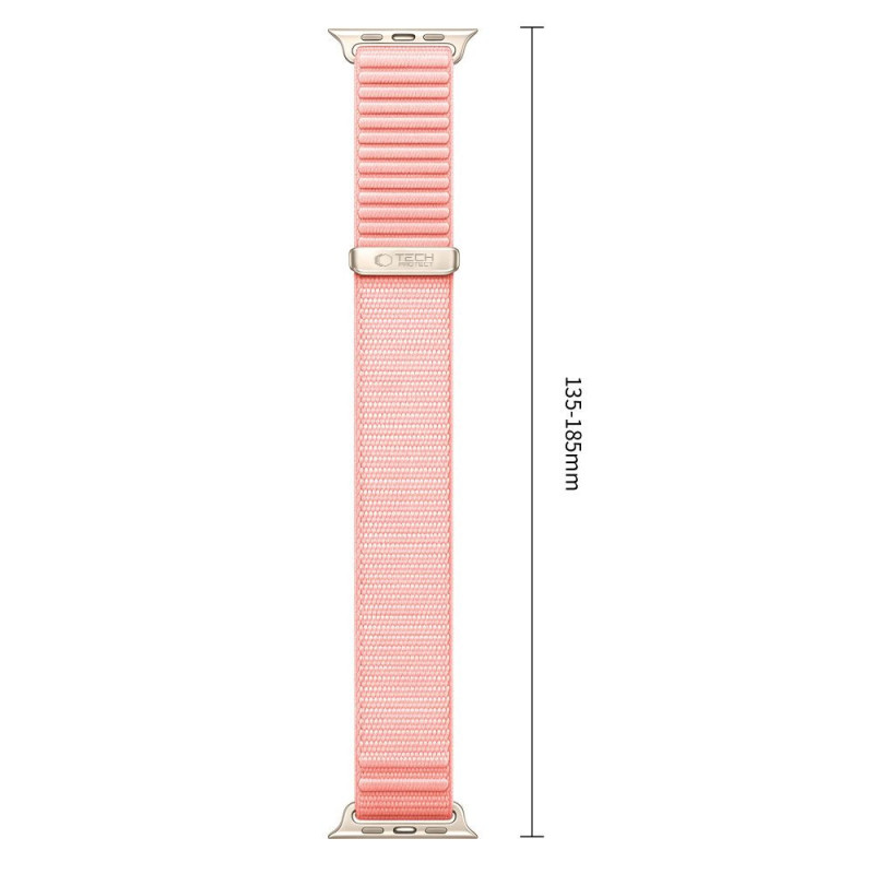 Tech-Protect NylonLoop λουράκι για Apple Watch 8 / 9 / 10 / 11 / 12 / SE (40 / 41 / 42 mm), ροζ