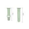 Tech-Protect Λουράκι σιλικόνης για Apple Watch 8 / 9 / 10 / 11 / 12 / SE (40 / 41 / 42 mm), Pistachio