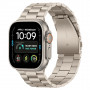 Tech-Protect Ανοξείδωτο ατσάλινο λουράκι για Apple Watch 8 / 9 / 10 / 11 / 12 / SE / Ultra (44 / 45 / 46 / 49 mm), Starlight