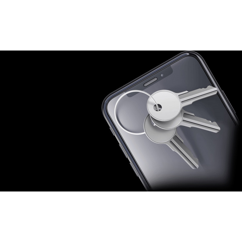 3MK NeoGlass Σύνθετο Γυαλί Προστασίας Οθόνης για Samsung Galaxy S21, μαύρο
