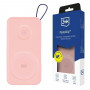 3MK PastelUp Power Bank 10000 mAh 22.5W, MagSafe, Qi, USB-A, USB-C, Lightning, Ροζ