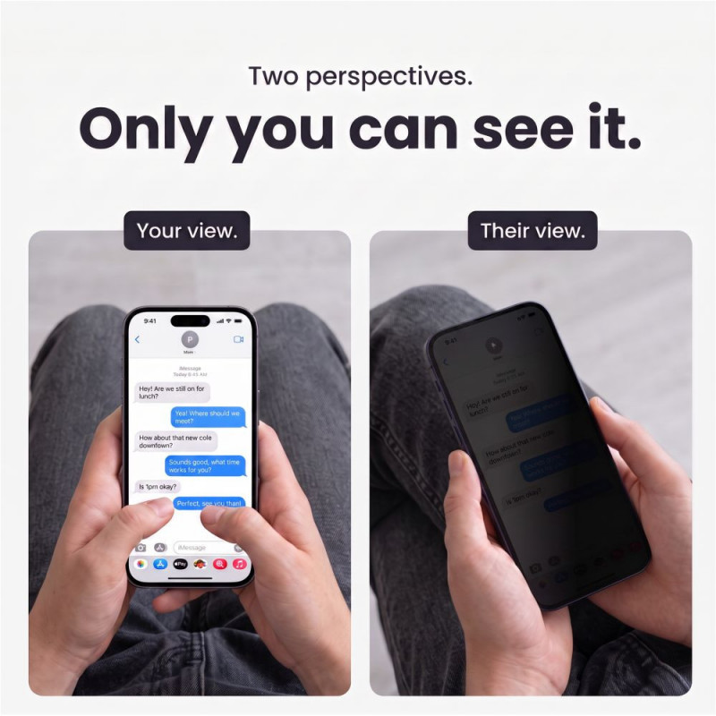 Tech-Protect Glass SPY+ αντιβασιλικό γυαλί προστασίας οθόνης για Apple iPhone 18 Pro (2 τεμ.)