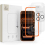 Tech-Protect Easy Set+ σετ από σκληρυμένο γυαλί για οθόνη και φακό Apple iPhone 18 Pro Max, Διαφανές (3 τεμ.)