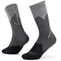 Buff Merino Lightweight Crew Sock LWC3, Μαύρο, L