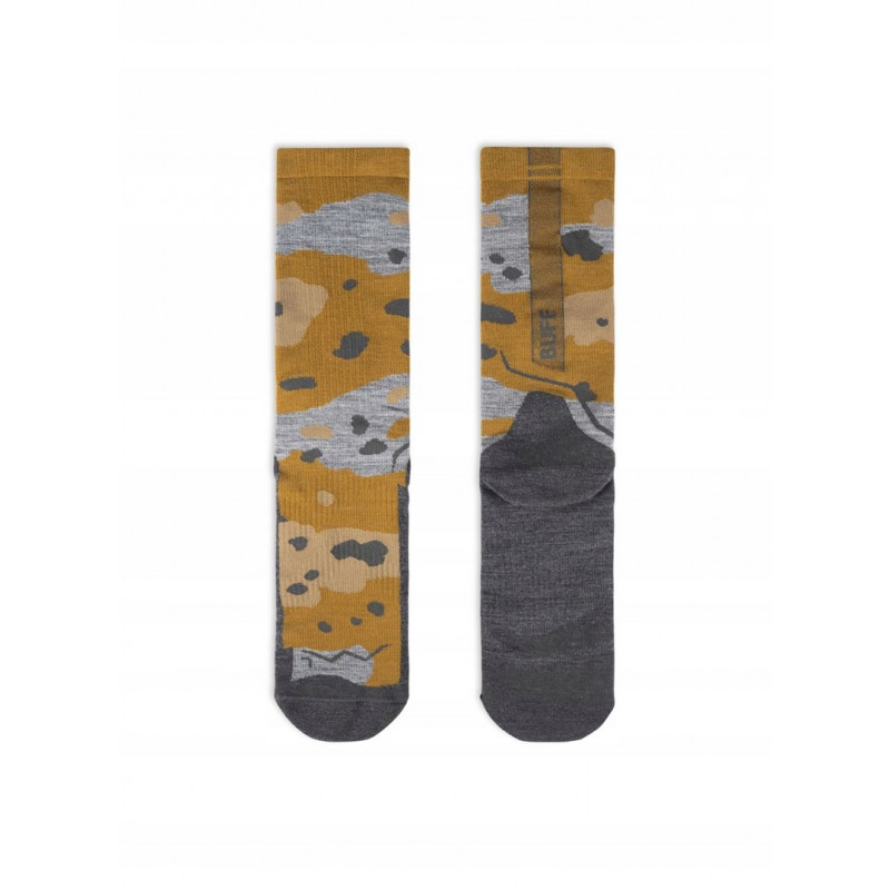 Buff Merino Lightweight Crew Κάλτσα LWC2, Umber Khaki, L
