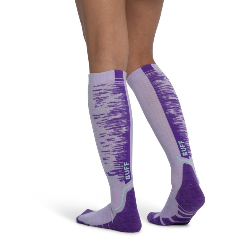 Buff Merino HW Over The Calf Κάλτσες HWO2 Lilac Ice