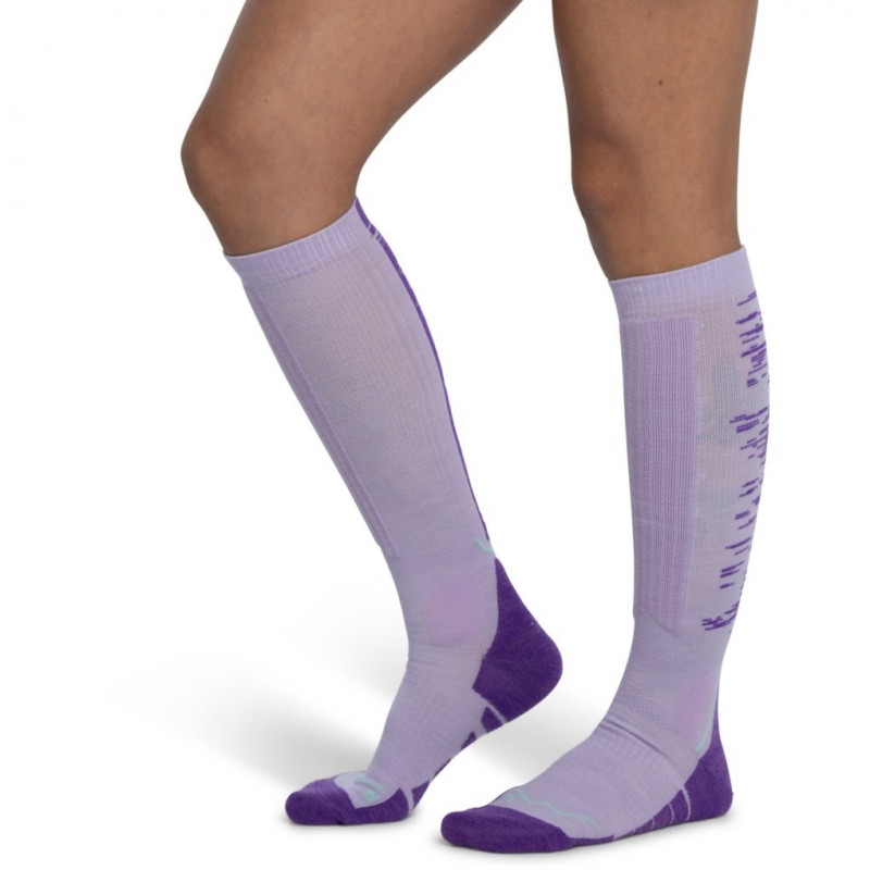 Buff Merino HW Over The Calf Κάλτσες HWO2 Lilac Ice