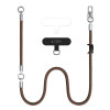 Σετ λουριών crossbody και καρπού Tech-Protect C10S Rope, καφέ καρυδιά/τιτάνιο