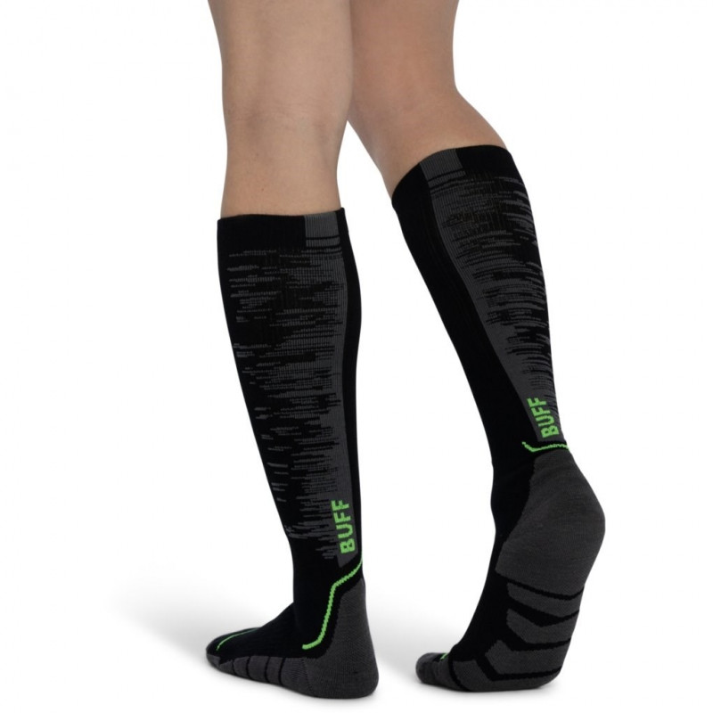 Buff Merino HW Over The Calf Κάλτσες HWO2 Μαύρο L