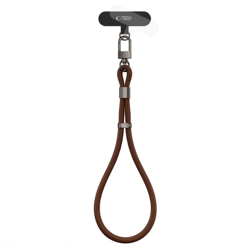 Tech-Protect C11S Rope Wrist Strap, καρυδί