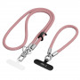 Σετ λουριών Tech-Protect C10S Rope Crossbody & Wrist, Dusty Rose/Titanium