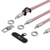 Σετ λουριών Tech-Protect C10S Rope Crossbody & Wrist, Dusty Rose/Titanium