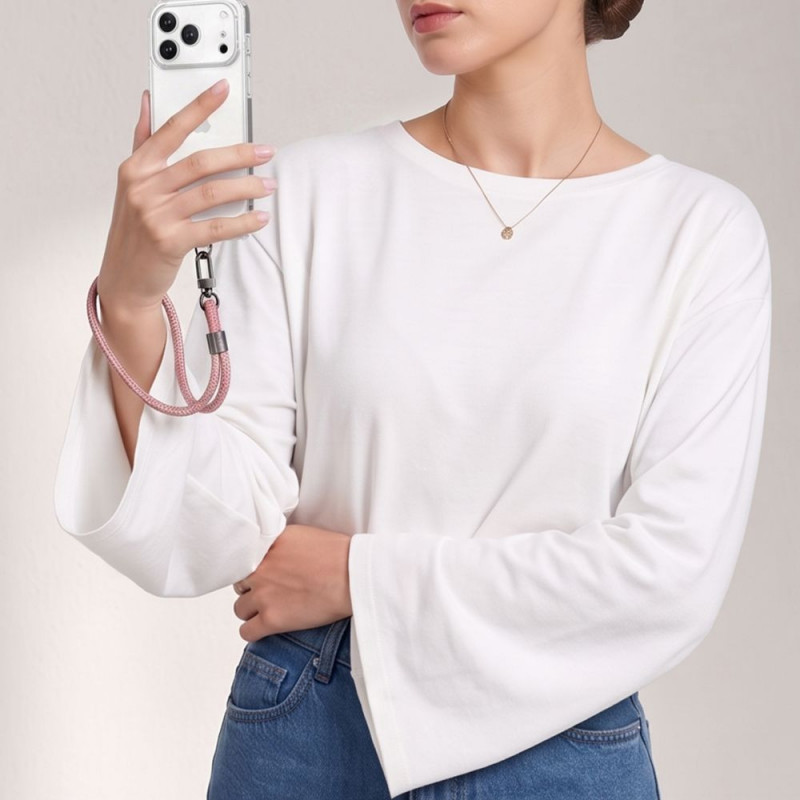Tech-Protect C11S Rope λουράκι καρπού, Dusty Rose