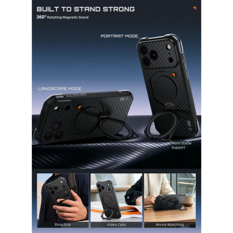 Θήκη Supcase UB Aero MagSafe Aramid για Apple iPhone 17 Pro Max / 18 Pro Max, Μαύρη