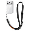 Tech-Protect C9S Rope Crossbody Λουρί Τηλεφώνου, Μαύρο/Πορτοκαλί